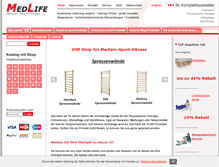 Tablet Screenshot of med-life.at